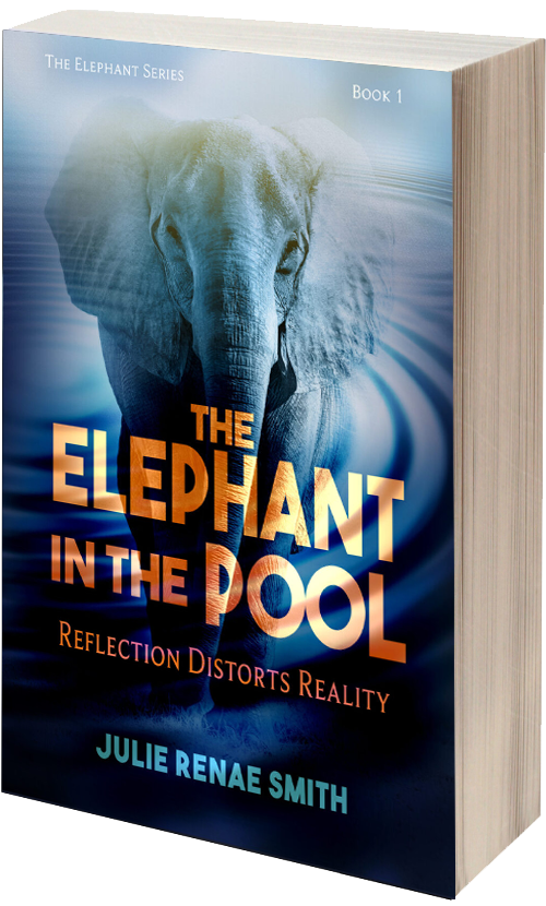 Elephant in the pool cover picture